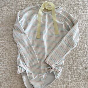 Minnow Swim Rainbow Rash Gaurd, Long Sleeve